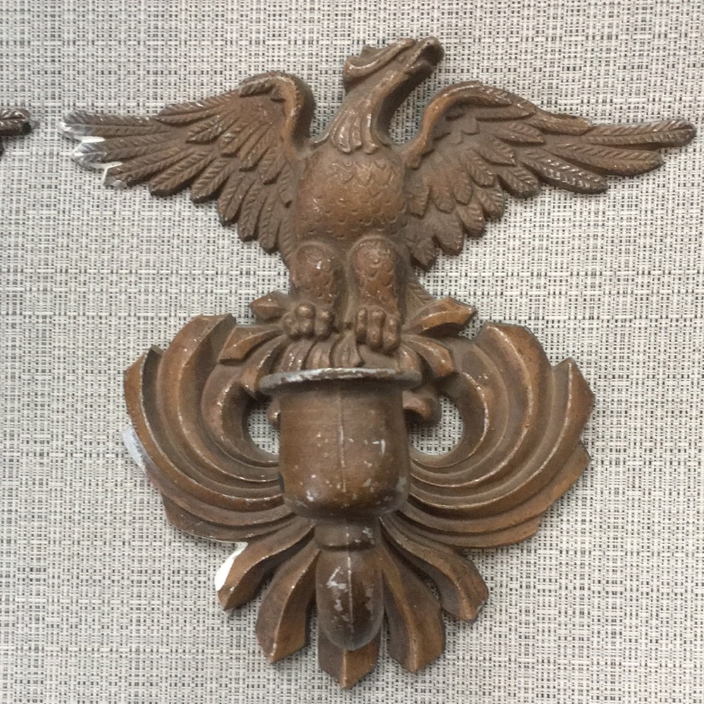 Vintage Wall Mounted Candle Holders - Picture 3 of 12